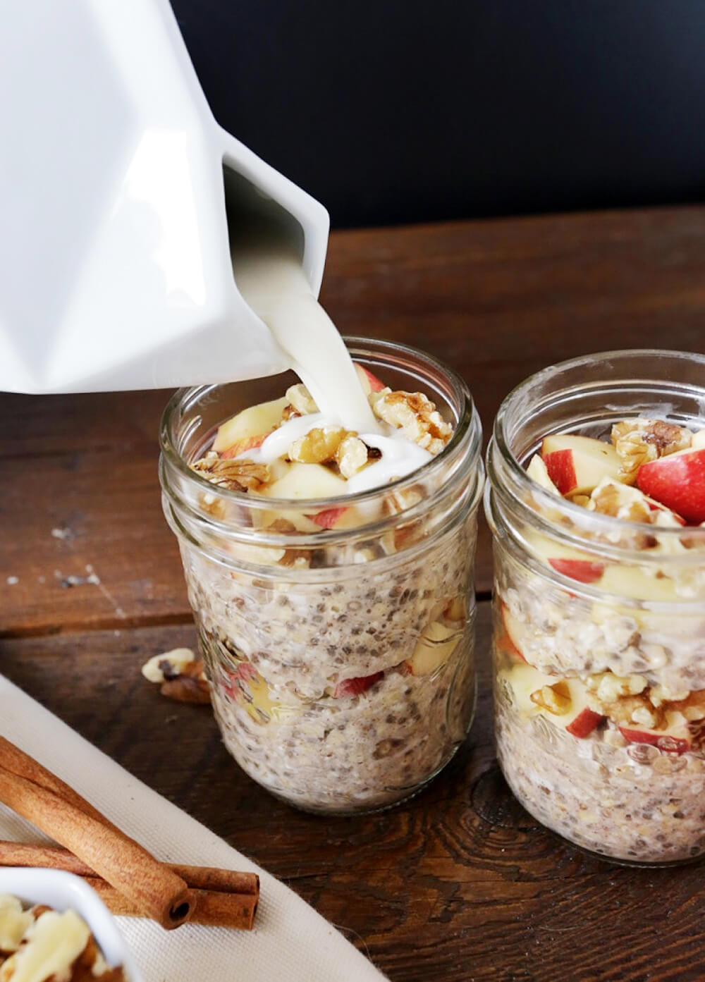 Apple Cinnamon Overnight Oats