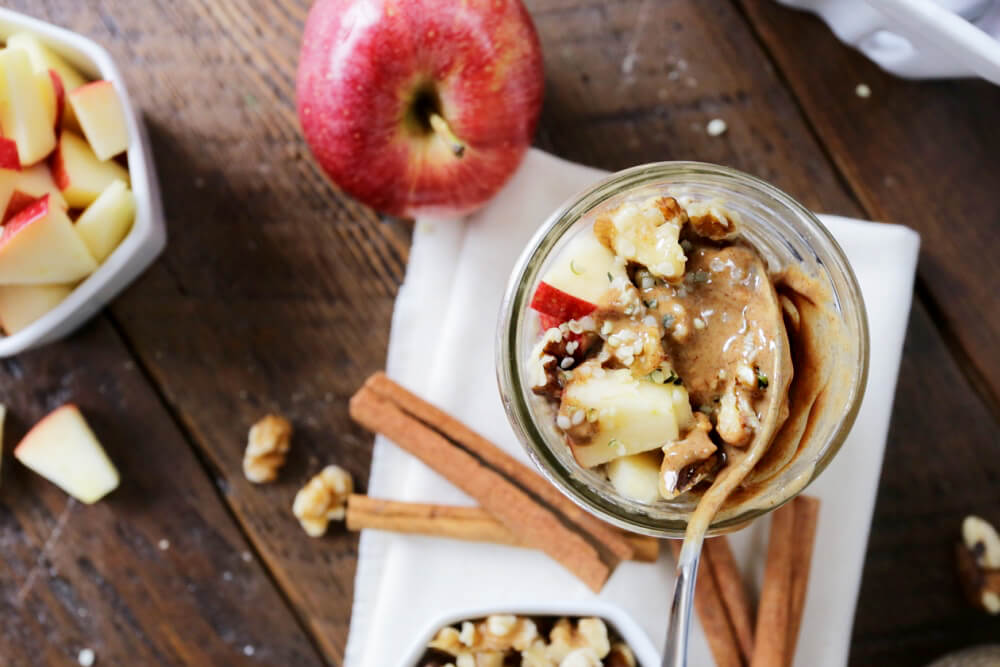 Apple Cinnamon Overnight Oats