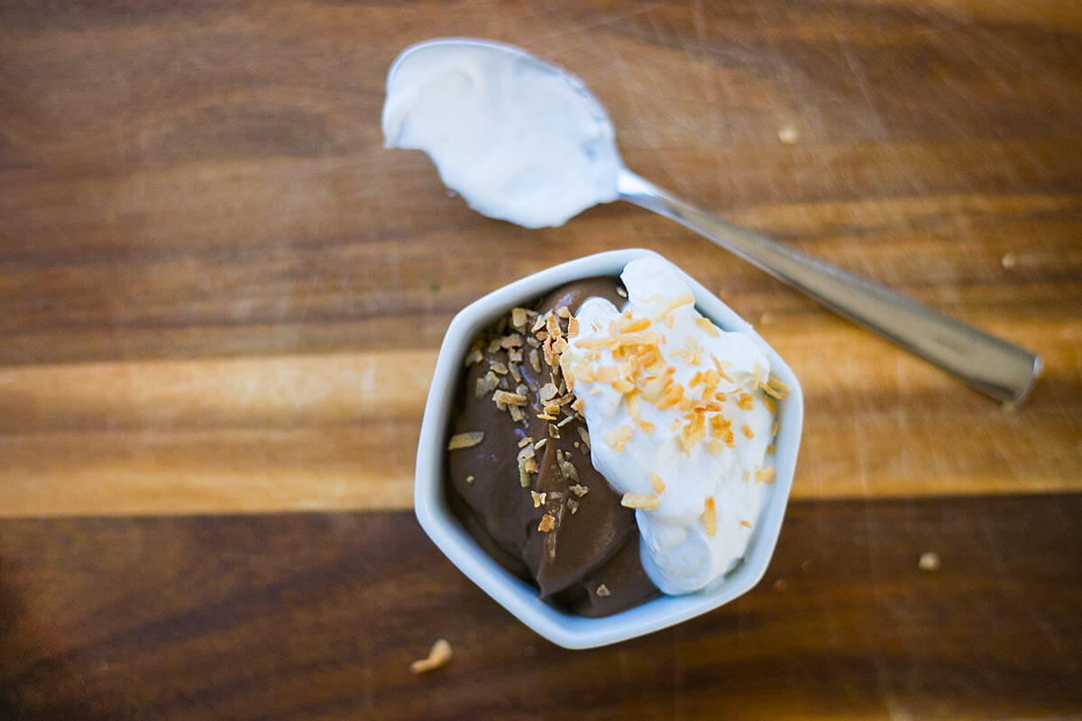 Chocolate Almond Butter Pudding