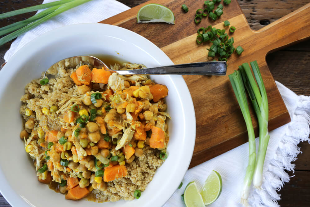 Curried Chicken Crock Pot Stew