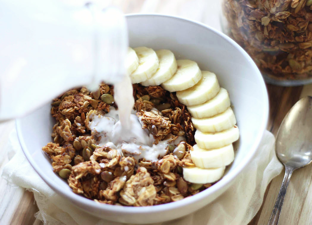 Healthy Family-Friendly Meals and Snacks: Banana coconut granola