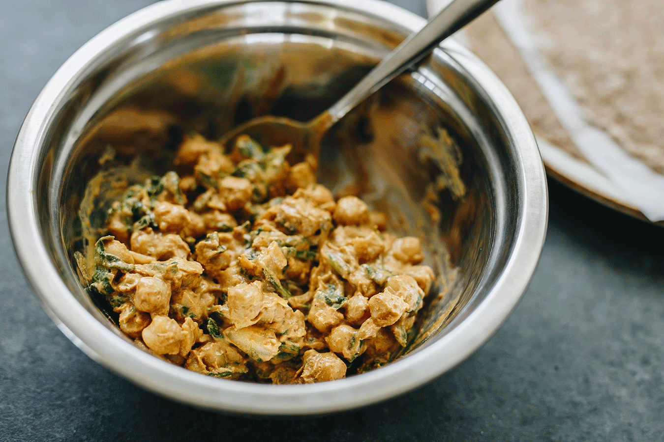 Chickpea & Spinach Roti