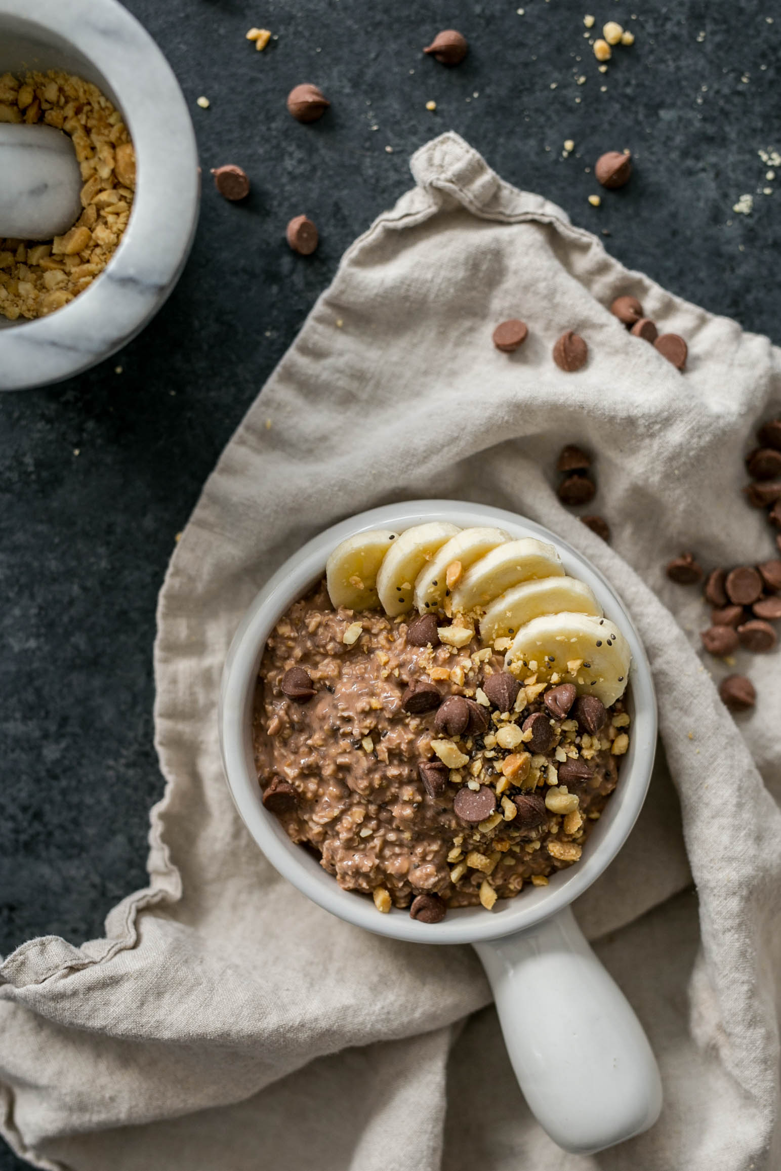 Peanut Butter Cup Overnight Oats