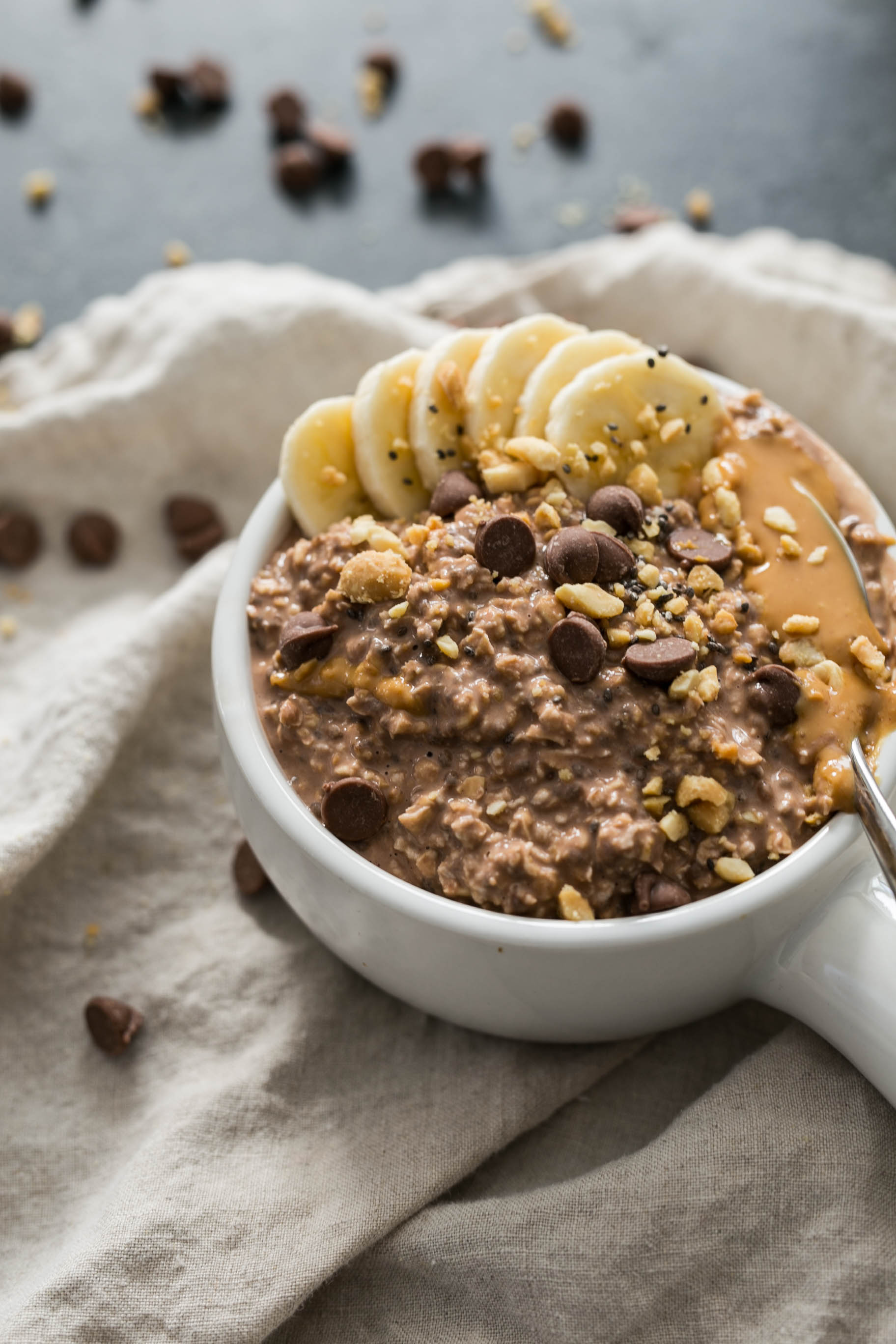 Peanut Butter Cup Overnight Oats