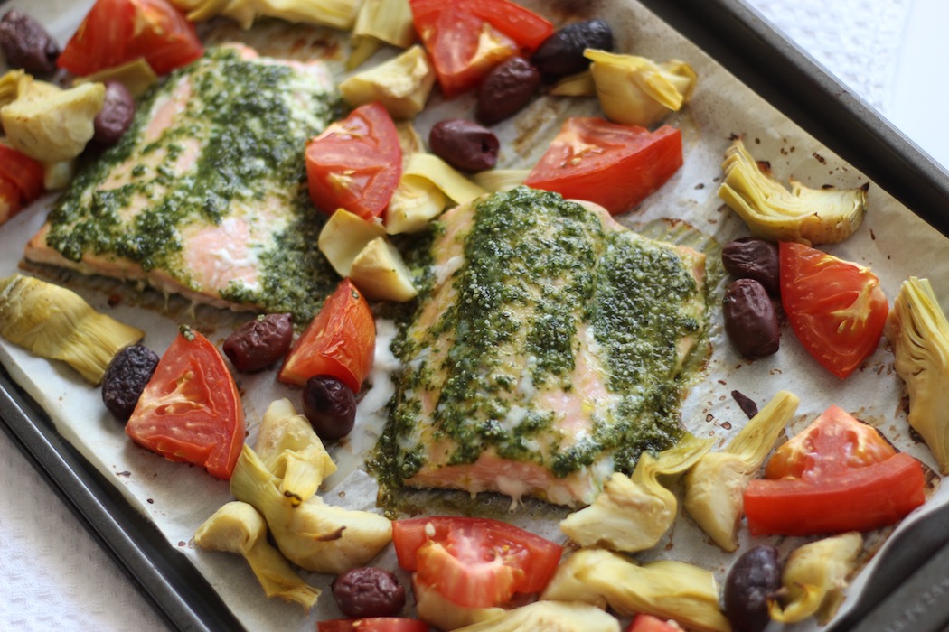 One Pan Mediterranean Trout