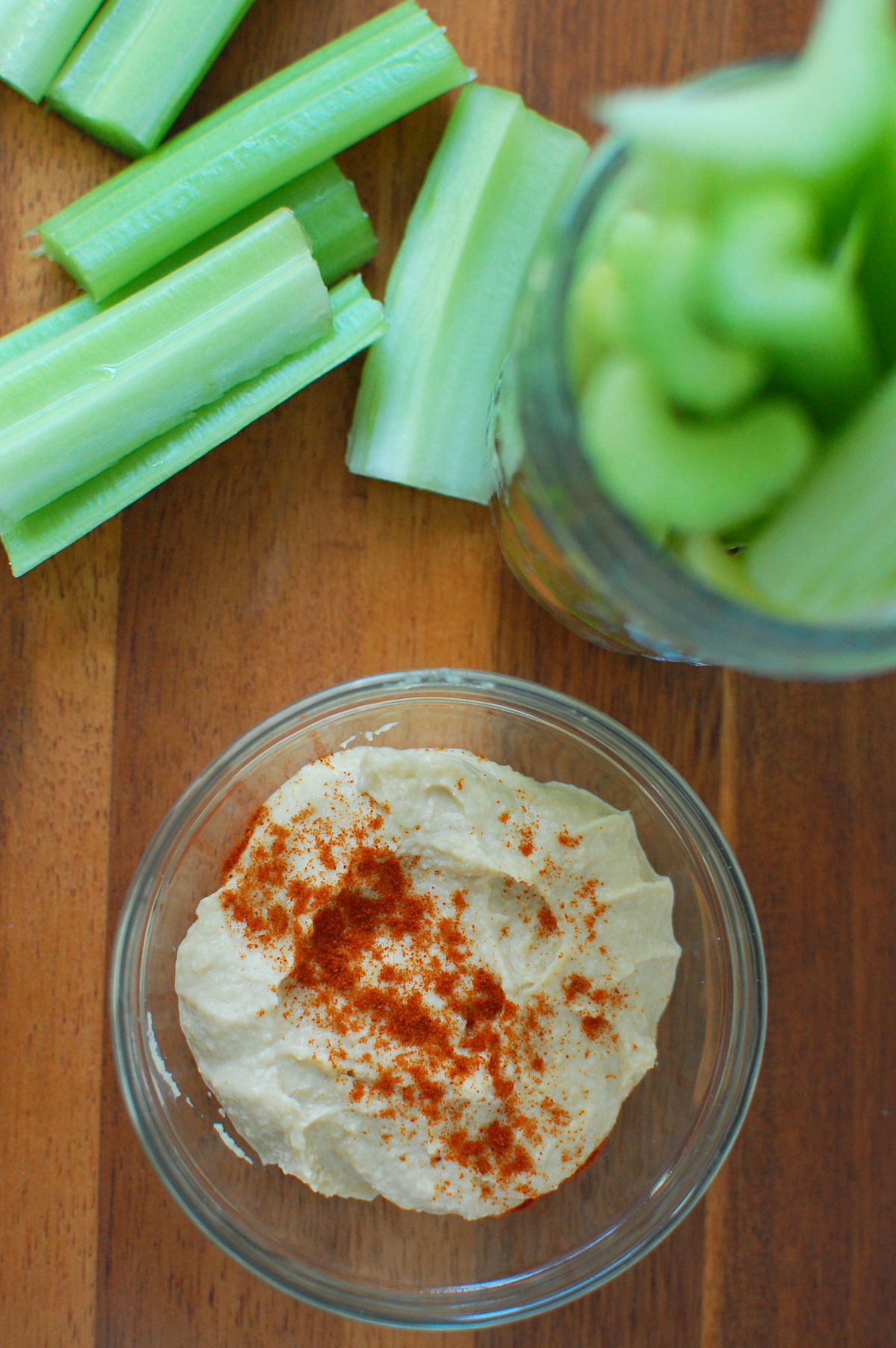 20 Easy Snacks to Add to Your Client's Next Meal Plan: celery and hummus