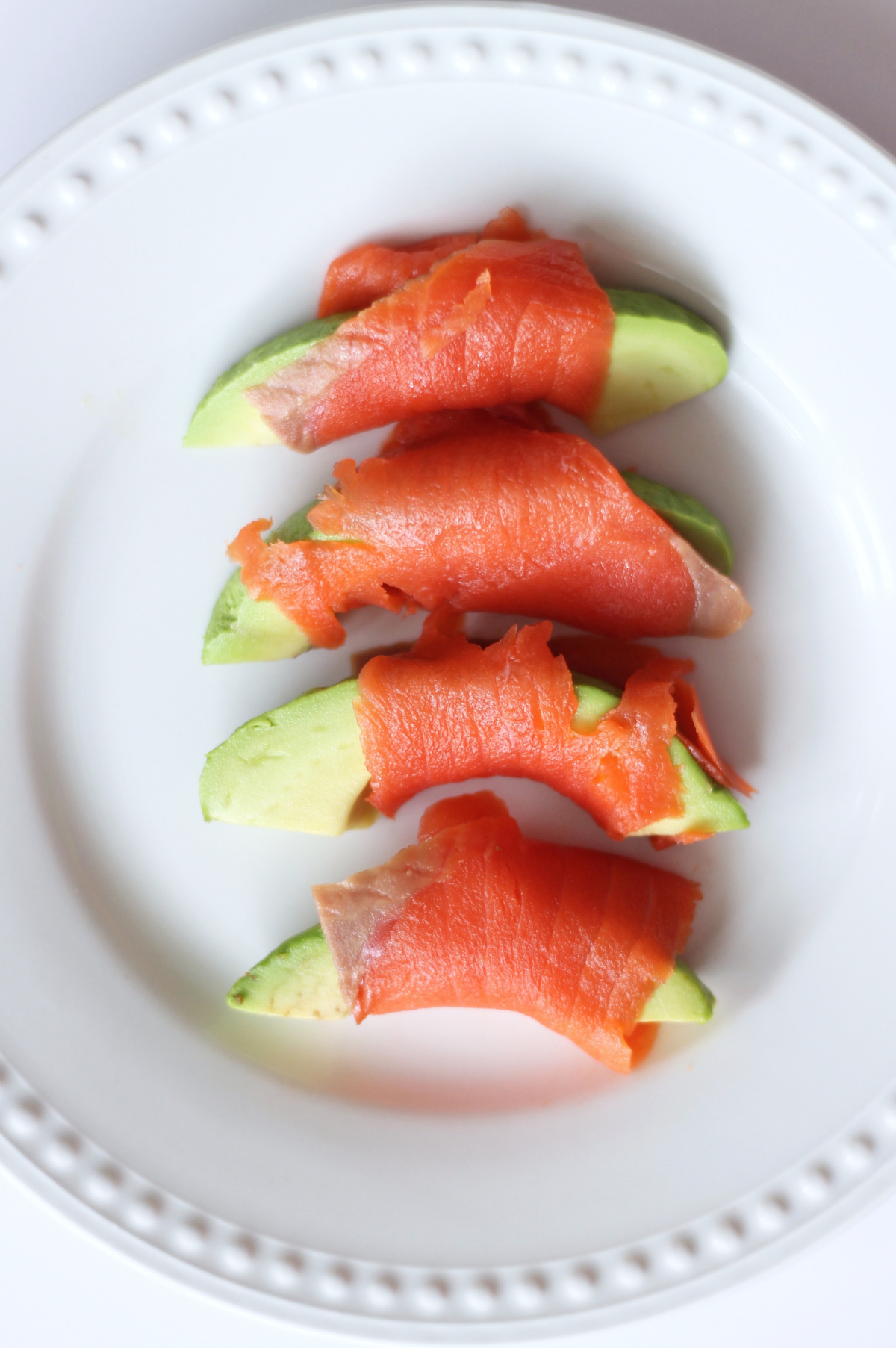 20 Easy Snacks to Add to Your Client's Next Meal Plan: smoked salmon wrapped avocado