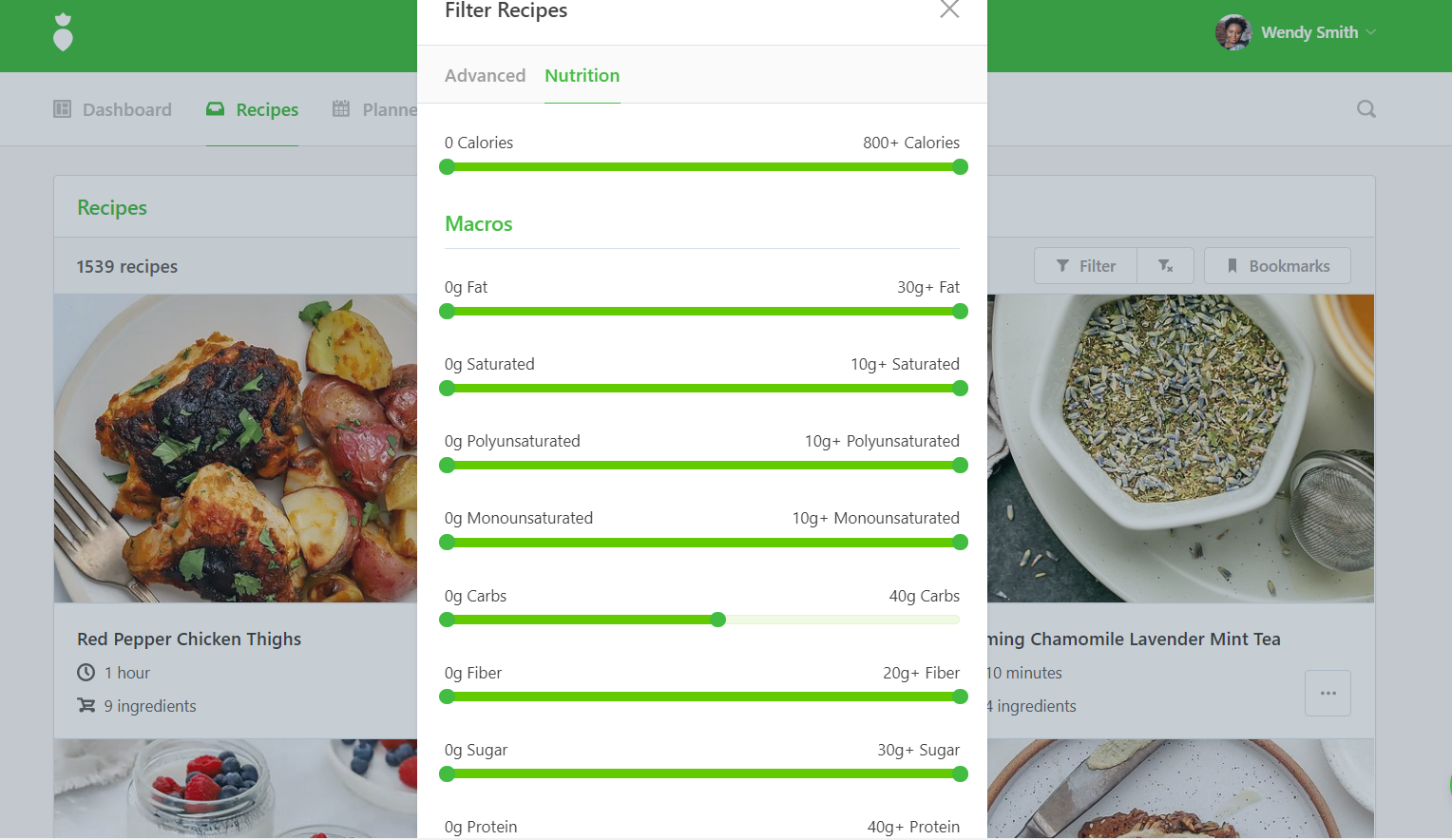 Meal Planning for Complex Clients with Multiple Food Sensitivities