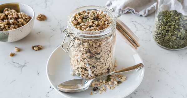 20 Healthy Meals to Make with Non-Perishable Foods: Cinnamon Oat Museli