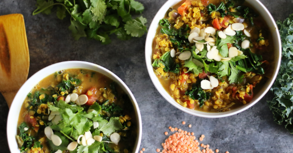 20 Healthy Meals to Make with Non-Perishable Foods: Lentil Masala Soup