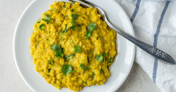 20 Healthy Meals to Make with Non-Perishable Foods: Red Lentil Dahl