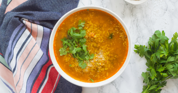 20 Healthy Meals to Make with Non-Perishable Foods: Spicy Coconut Lentil Soup