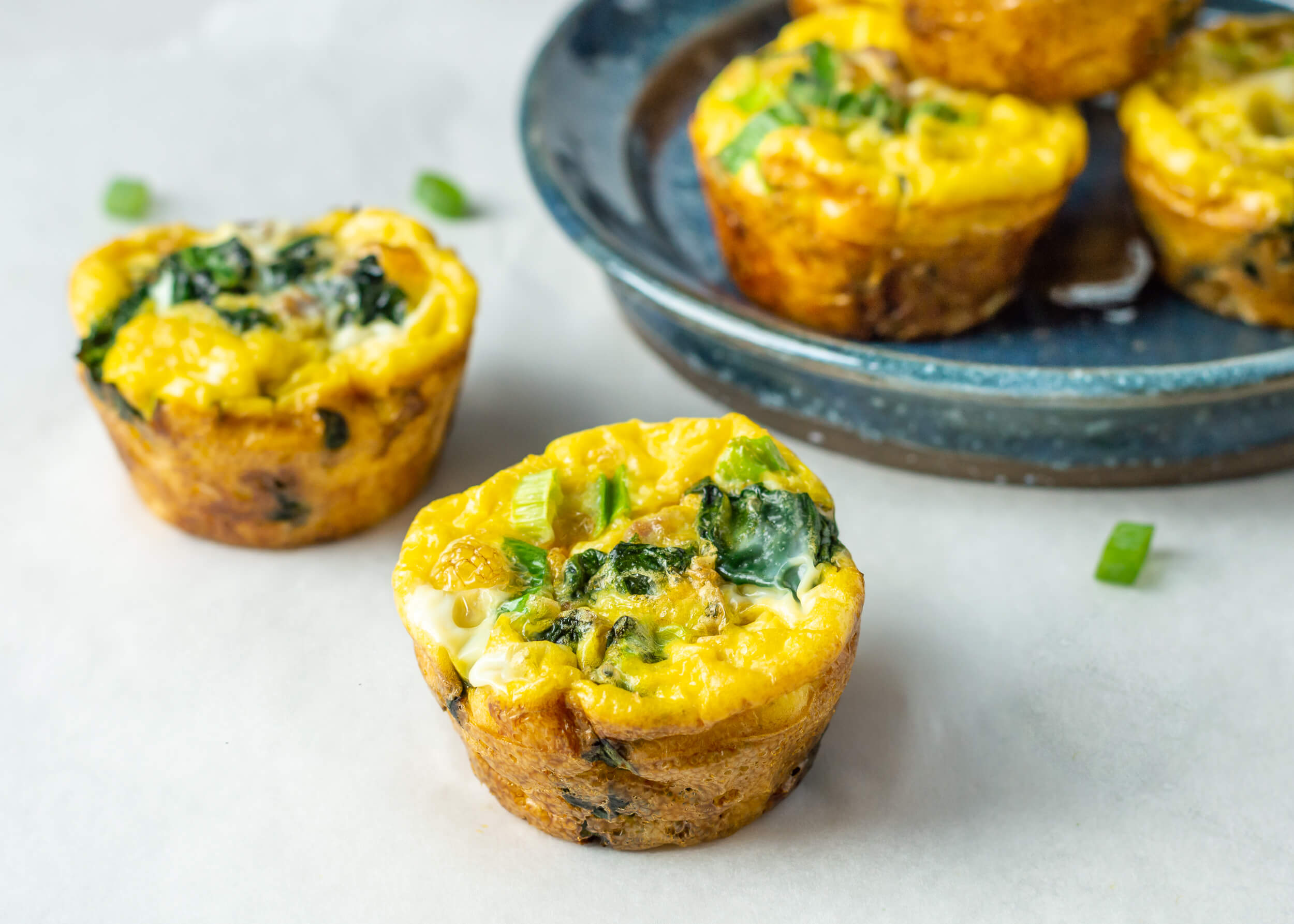 20 Freezer Friendly Meal Ideas: Spinach & Sausage Egg Muffins