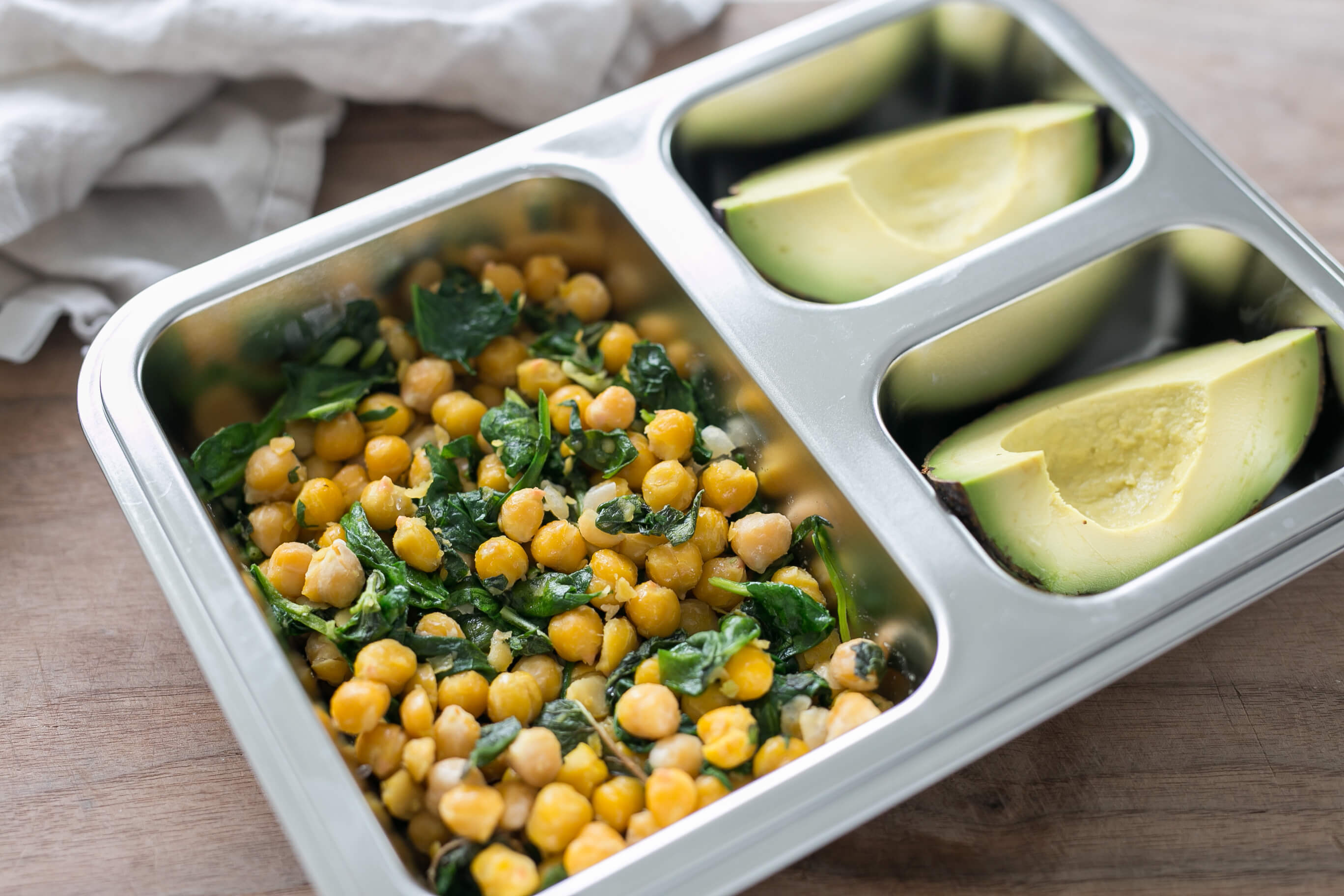 20 High Protein, Plant-Based Meals Your Clients Will Love: Herbed Chickpeas with Avocado