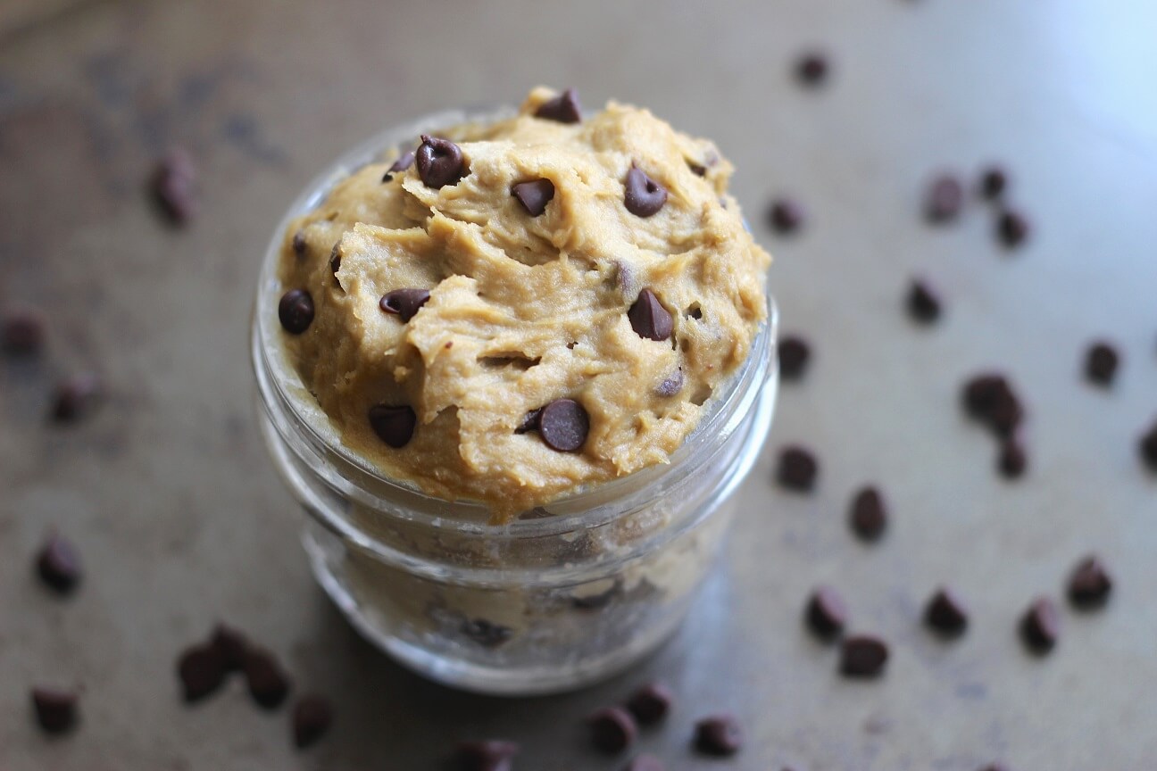 20 High Protein, Plant-Based Meals Your Clients Will Love: Edible Chocolate Chip Cookie Dough