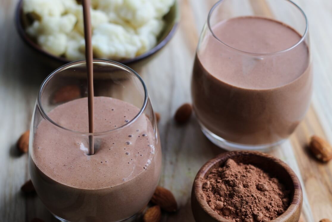 20 High Protein, Plant-Based Meals Your Clients Will Love: Chocolate Cauliflower Shake