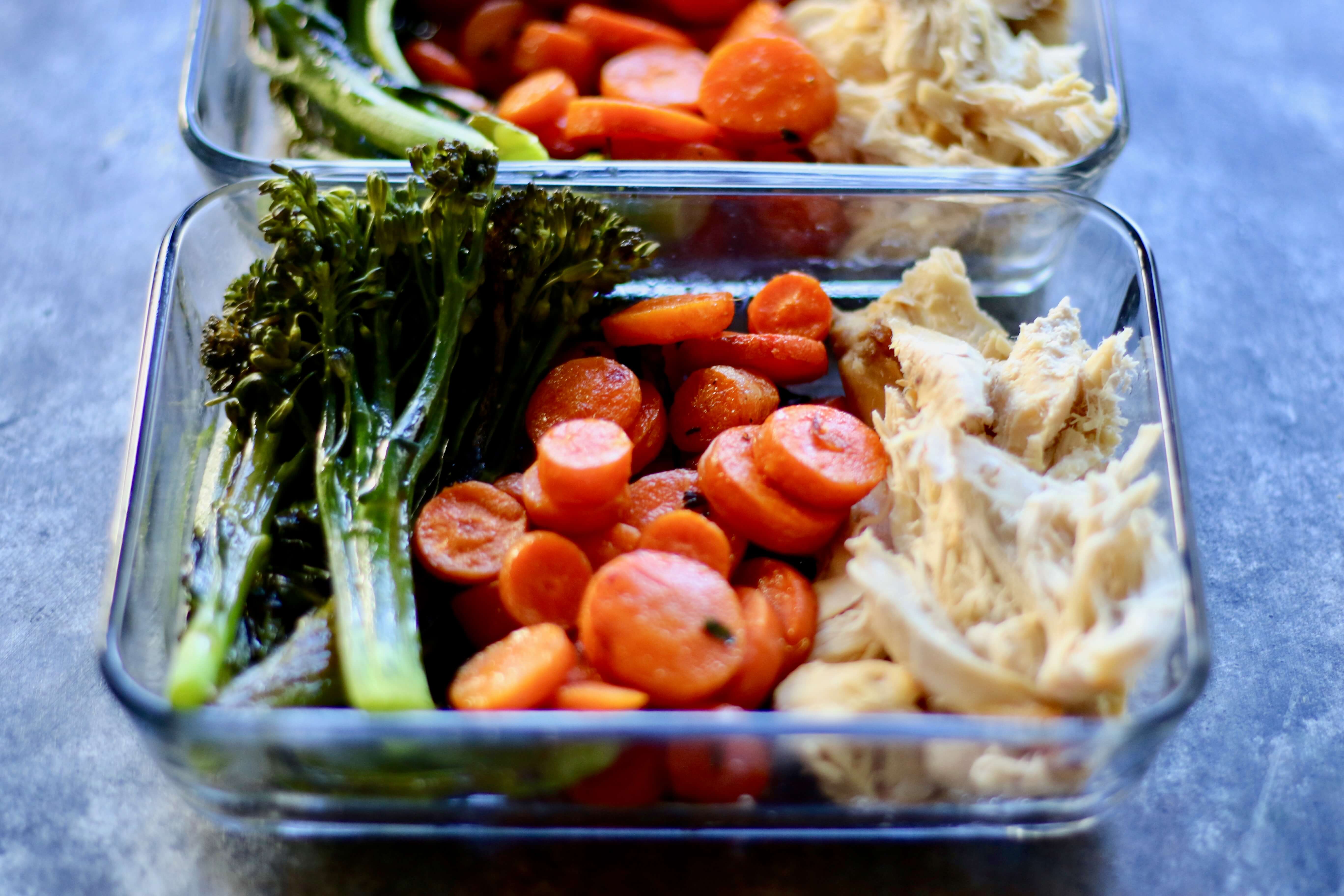 5 Ingredient Meal Ideas Your Clients Will Love: Chicken, Carrots & Broccolini