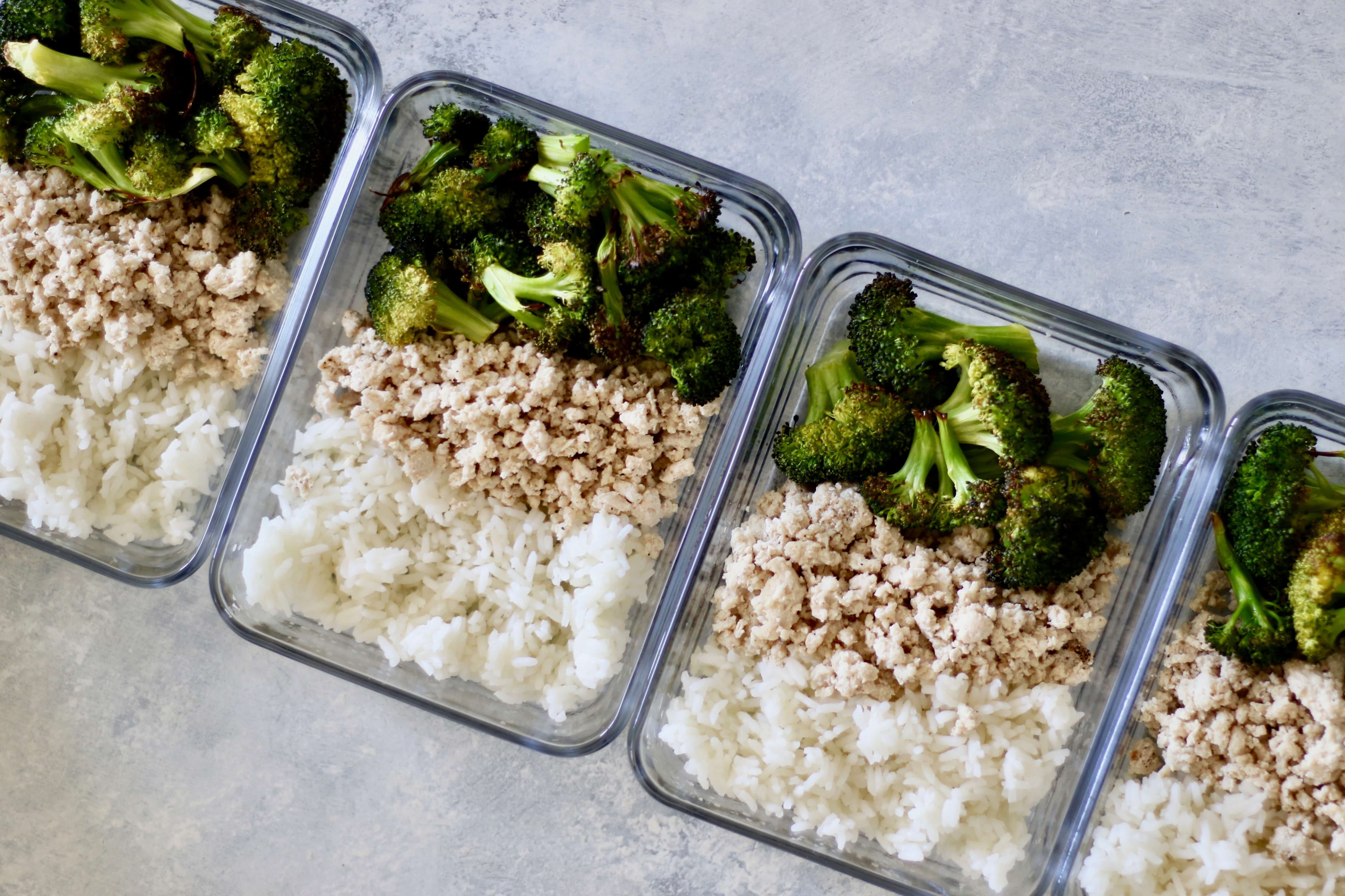 20 Simple Meals to Help Your Clients Hit Their Macros: Ground Turkey, Rice & Broccoli