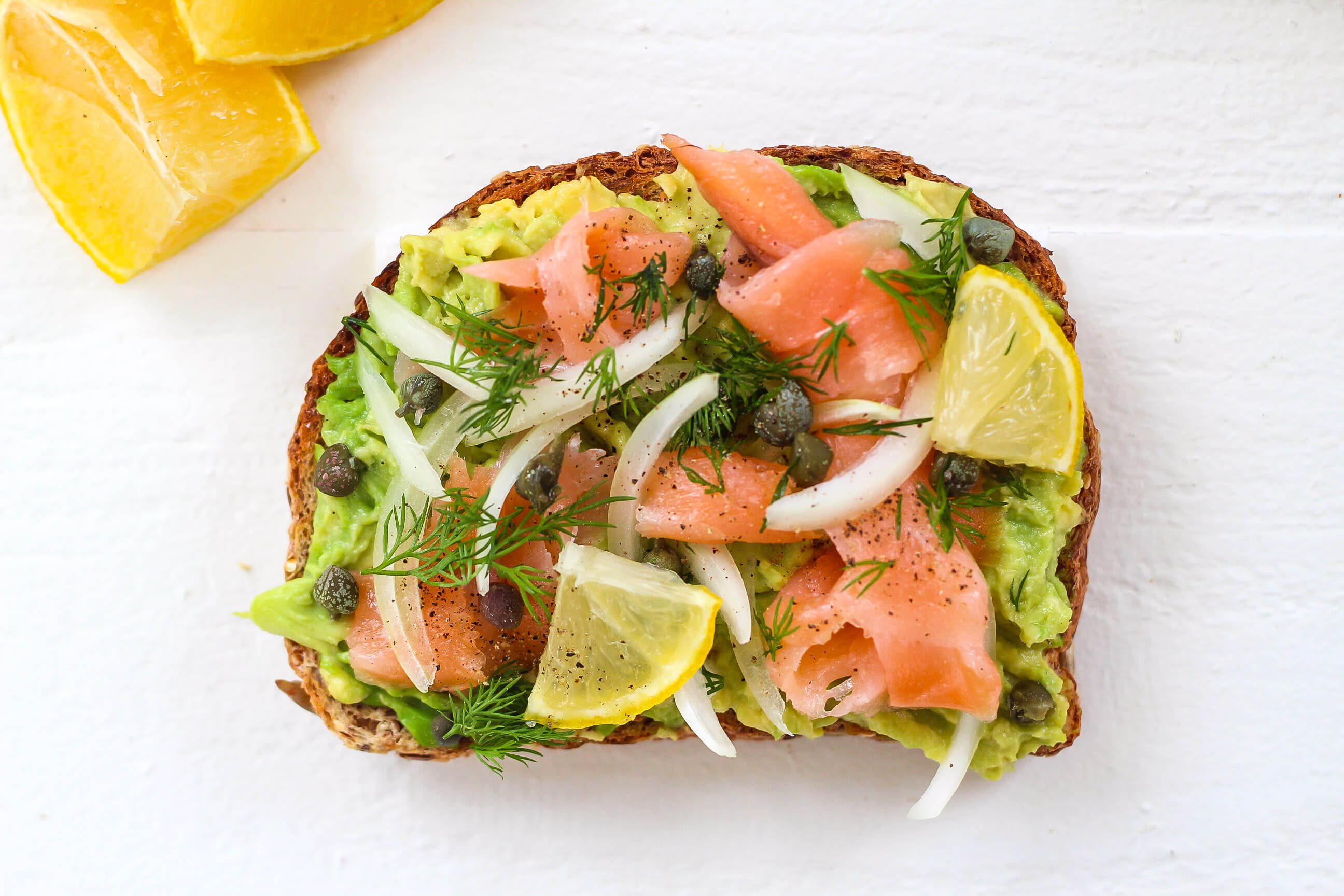 How a Gut Health Expert Meal Plans for Clients: Smoked Salmon Avocado Toast