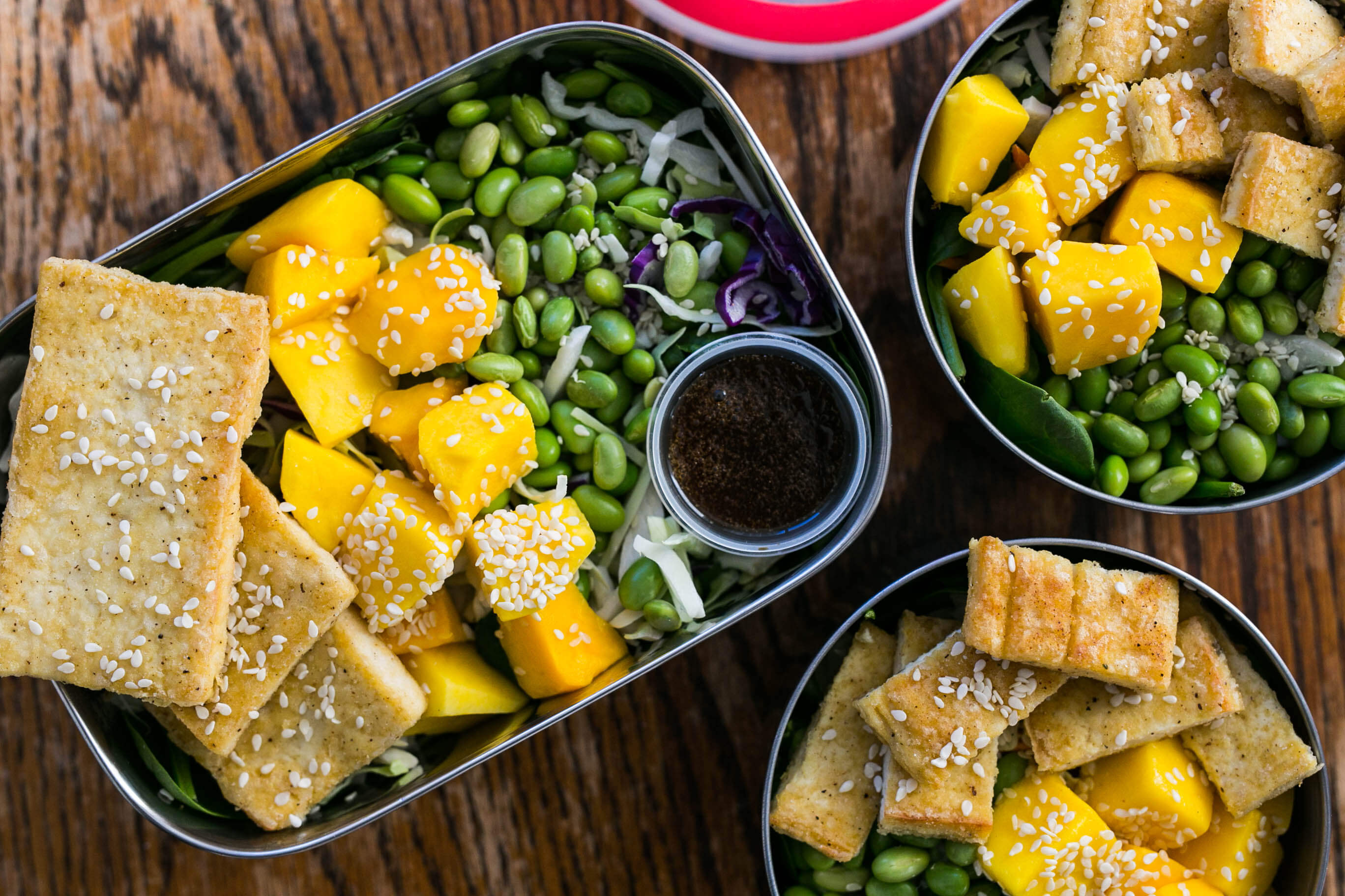 How a Gut Health Expert Meal Plans for Clients: Crispy Tofu Meal Prep Bowls