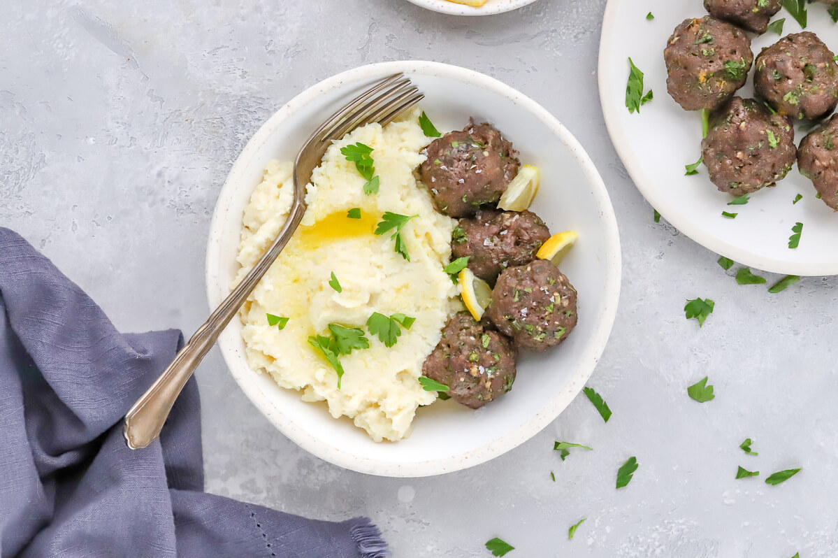 Nutrition Planning for Clients with Children with Deborah Morgan: Bison Meatballs & Cauliflower Mash