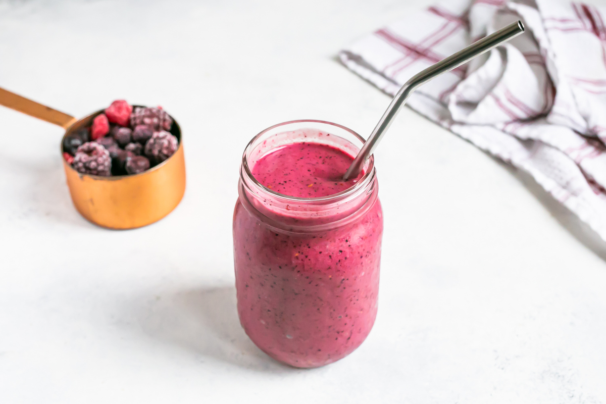 Nutrition Planning for Clients with Cancer Featuring Cathy Biase: Kefir Berry Smoothie