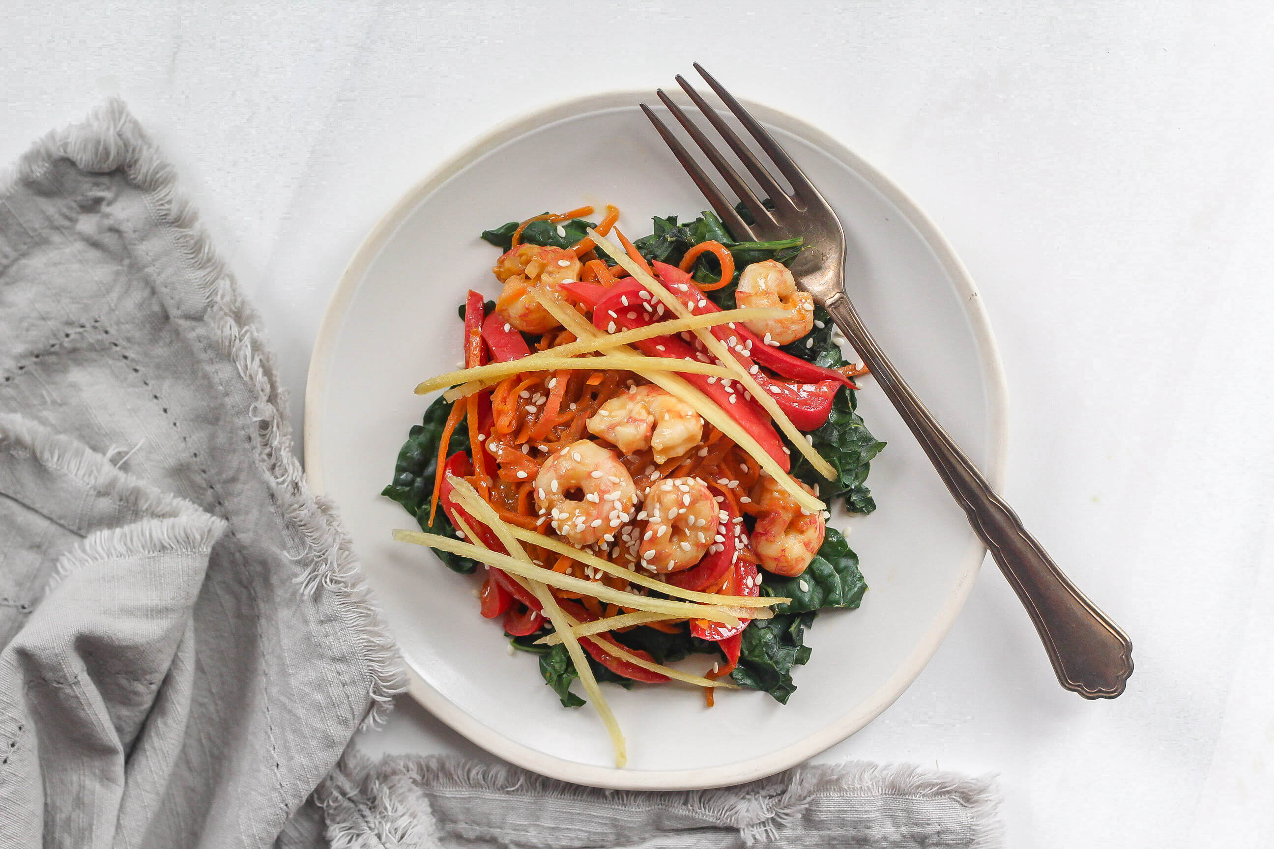 20 Meals to Help Clients Manage Gastroesophageal Reflux Disease (GERD):Miso Shrimp & Veggies