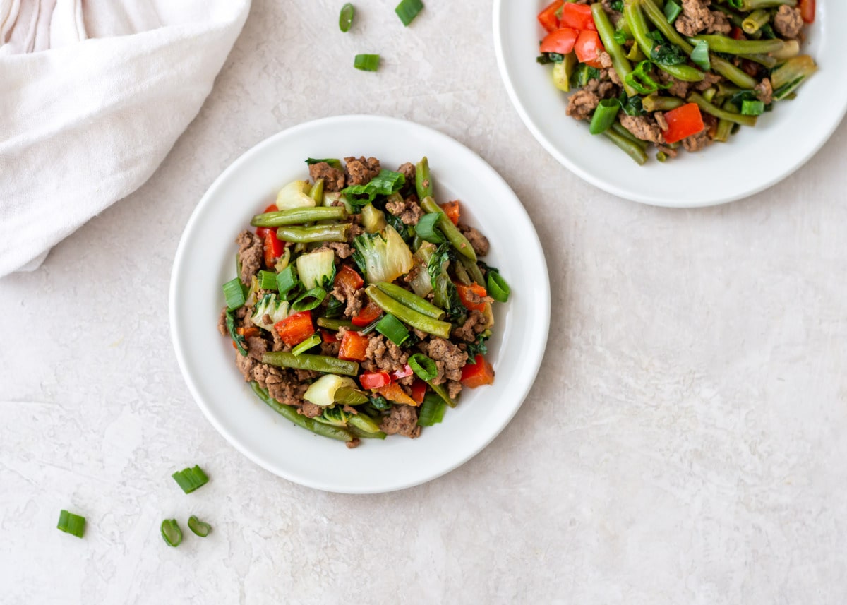 20 Meals Your Postnatal Clients Will Love: One Pan Tamari Beef & Vegetables
