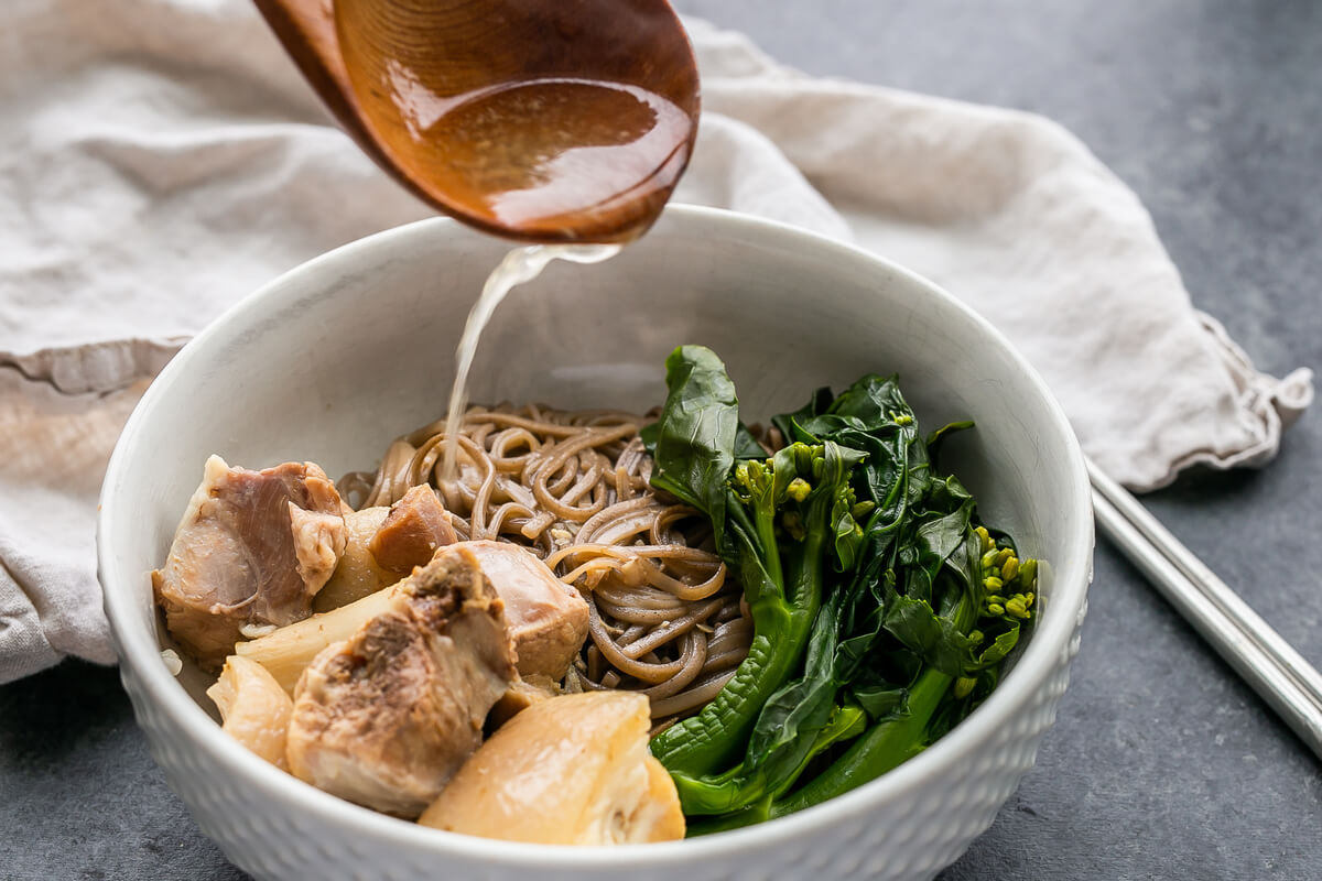 20 Meals to Help Clients Manage Gastroesophageal Reflux Disease (GERD):Soothing Pork Hock Noodle Soup