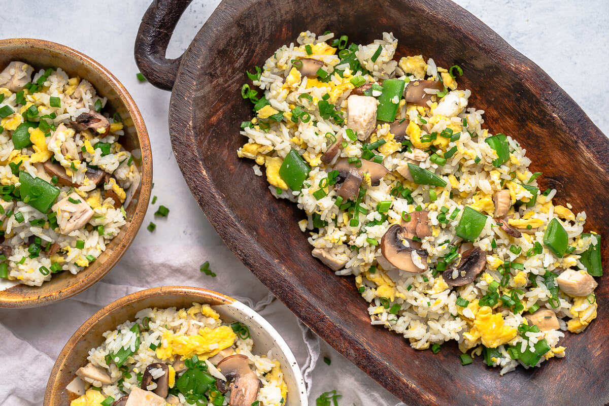 20 Low Oxalate Meals Your Clients Will Love: Chicken Fried Rice