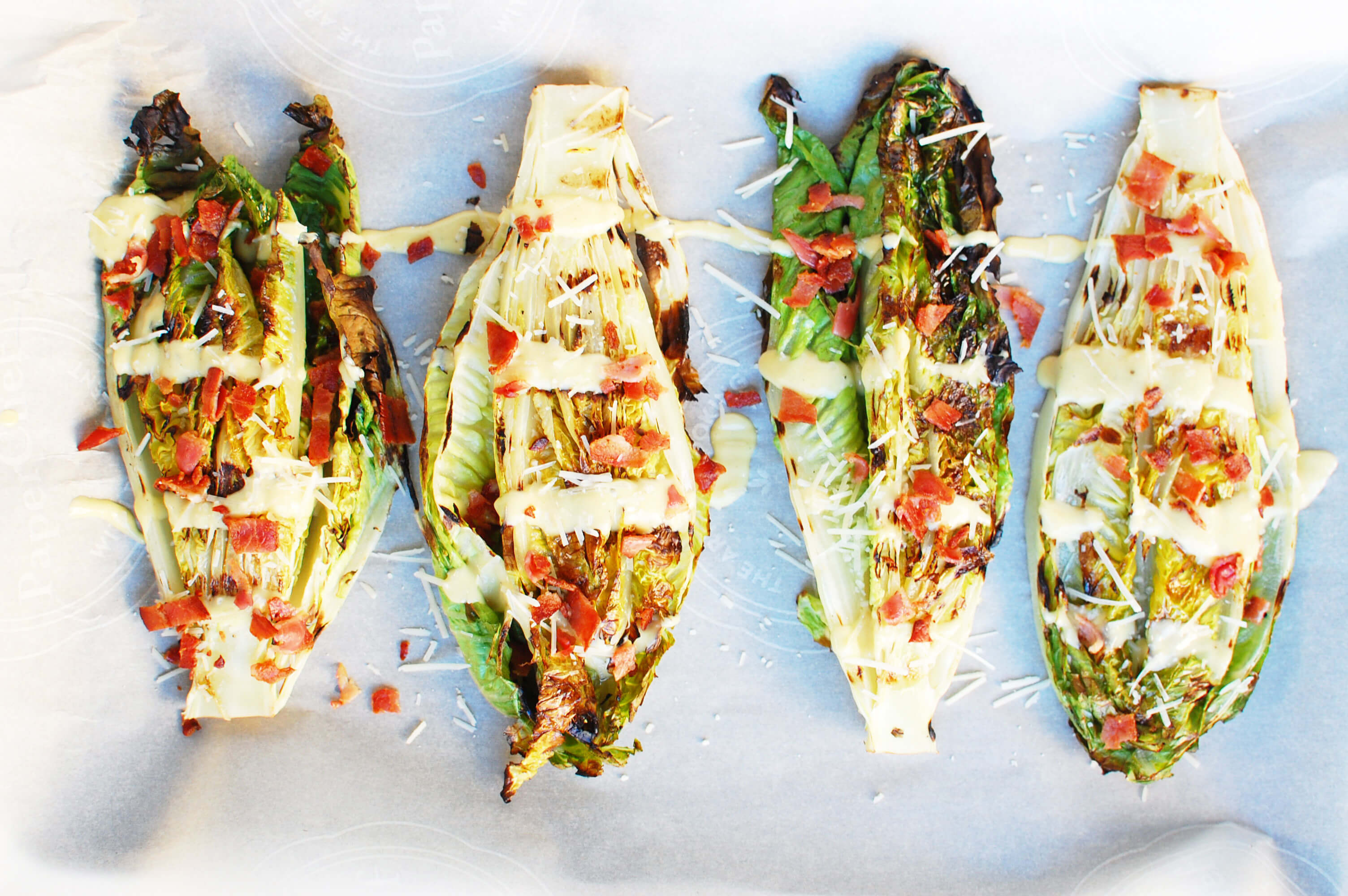 20 Meal Ideas Your Clients Can Grill This Summer: Grilled Caesar Salad