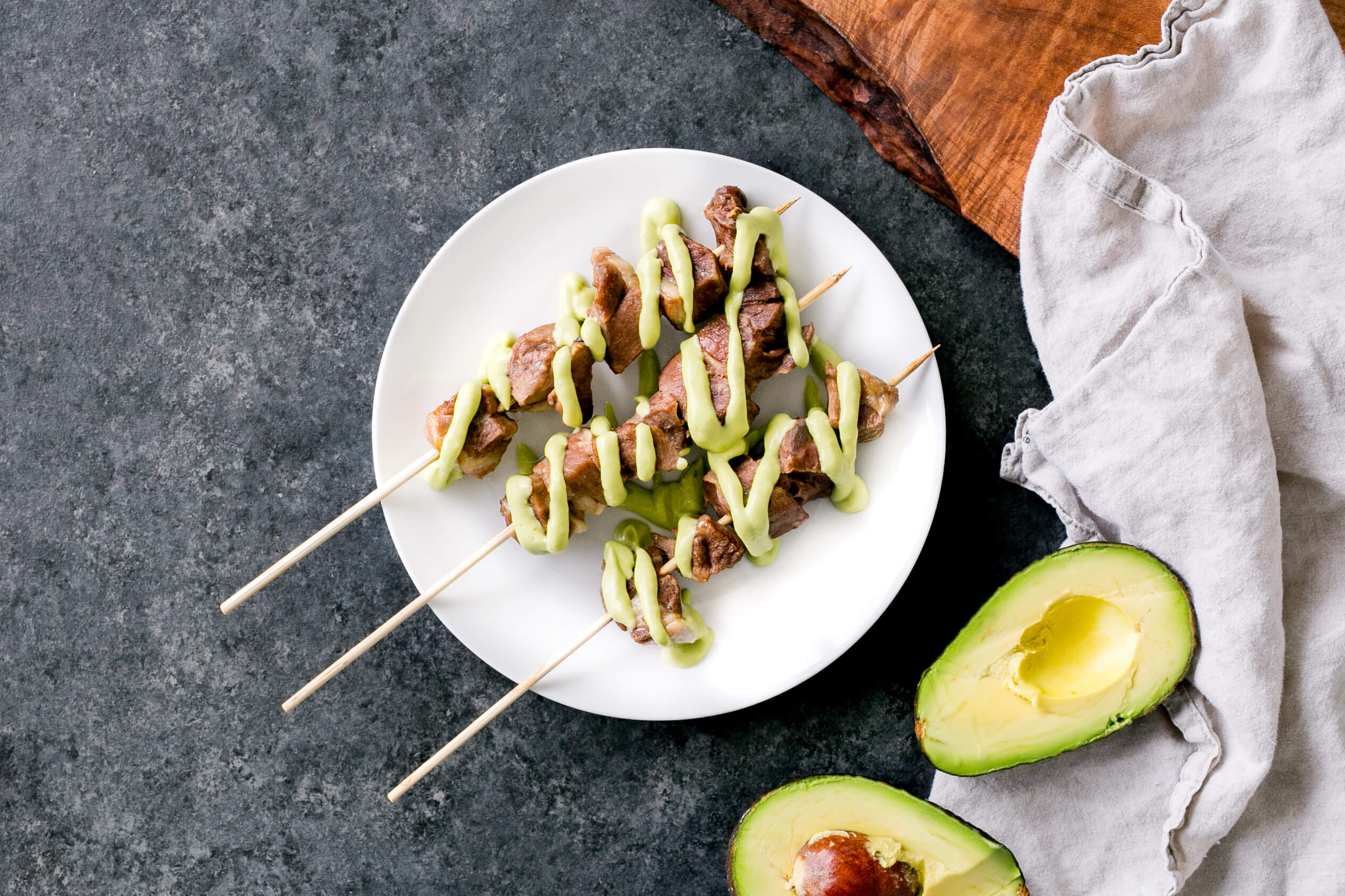 20 Low Oxalate Meals Your Clients Will Love: Lamb Skewers with Avocado Sauce