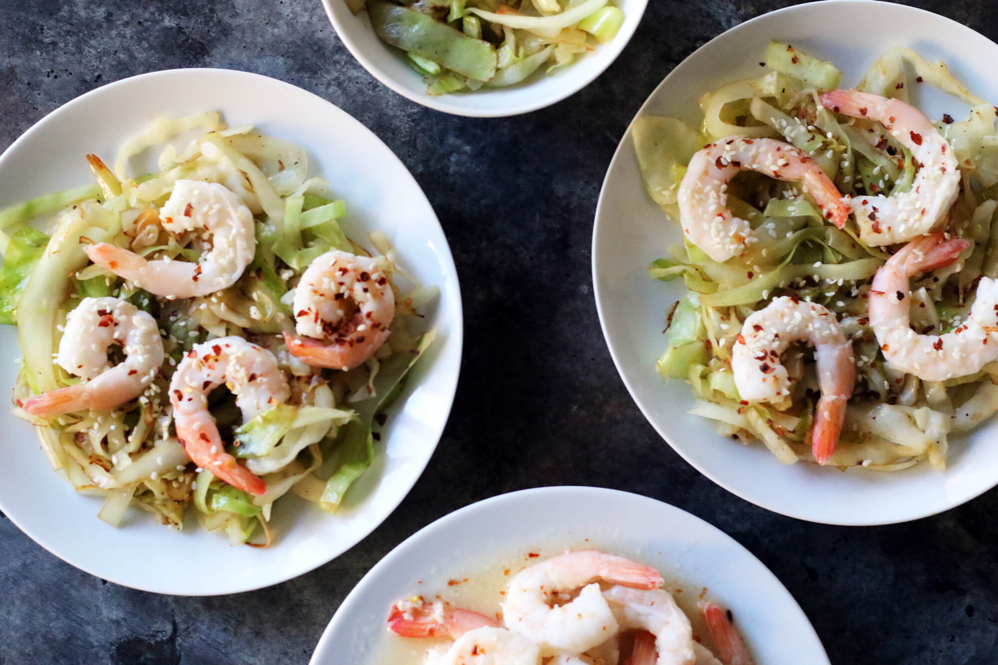 20 Meal Ideas to Help Clients Manage Arthritis: 15 Minute Shrimp & Cabbage Stir Fry