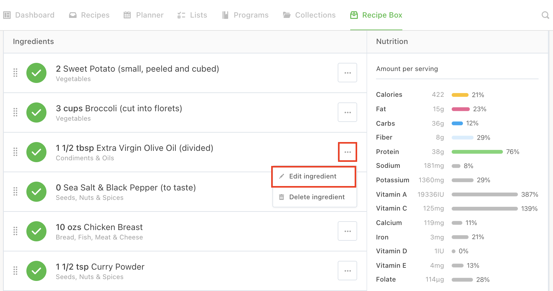 automatic macro meal planner