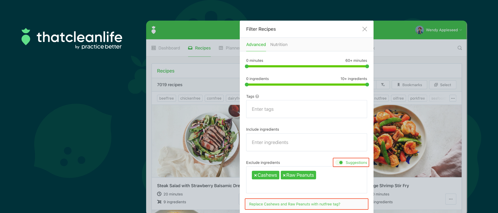 Build Meal Plans for Complex Dietary Needs Faster Than Ever With Filtering Suggestions