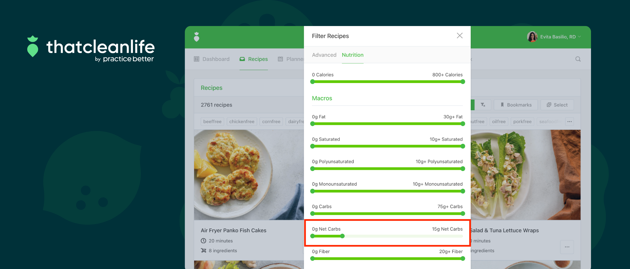 Take the Math Out of Meal Planning with the New Net Carbs Feature